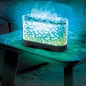 Brookstone Glowing Flame Aroma Diffuser